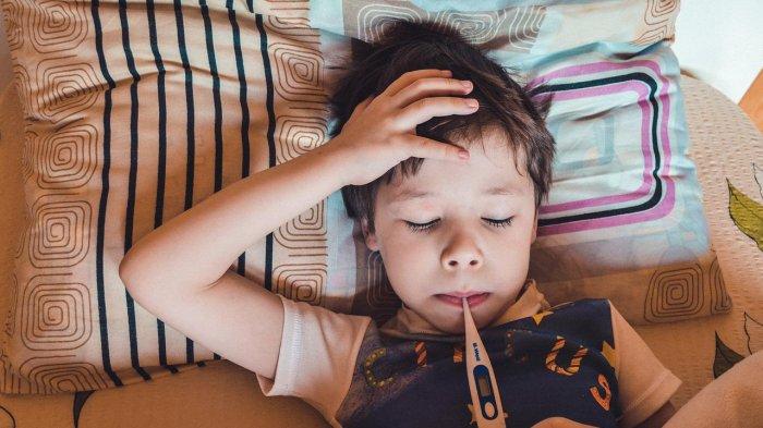Ilustrasi anak sakit karena daya tahan tubuh lemah