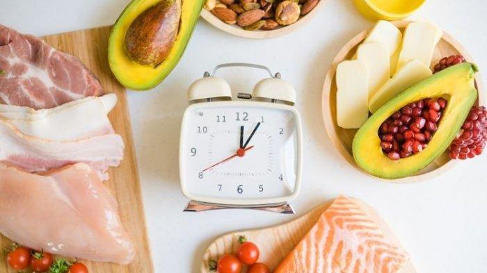 Ilustrasi bahan makanan diet keto