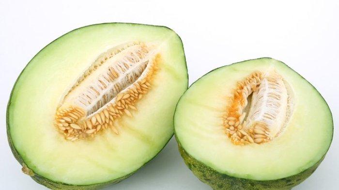 Ilustrasi buah melon yang bagus untuk penderita asam lambung