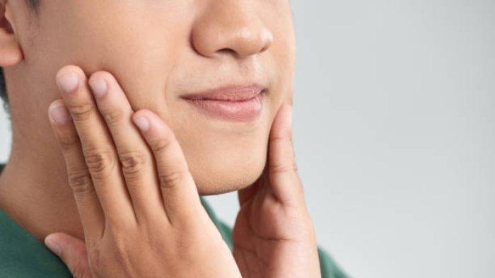 Ilustrasi dentin hipersensitif setelah konsumsi makanan dingin atau panas