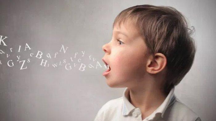 Ilustrasi seorang anak yang belajar bicara, berikut ini cara membantu anak agar cepat bisa bicara