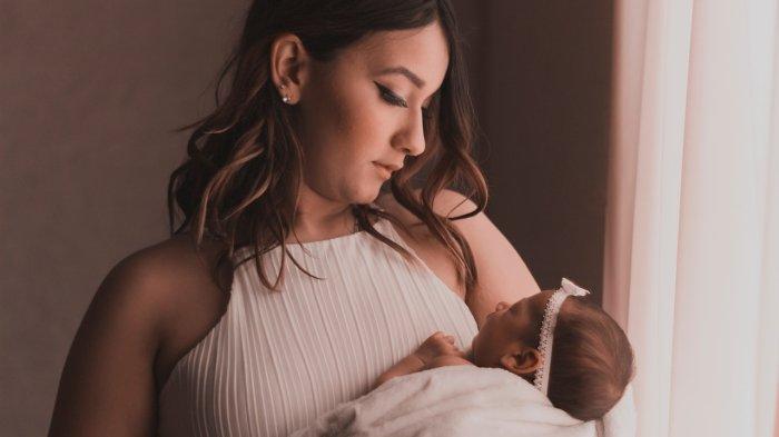 Ilustrasi ibu baru yang mengalami baby blues