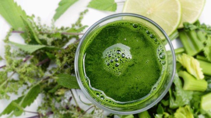 Ilustrasi jus sayur
