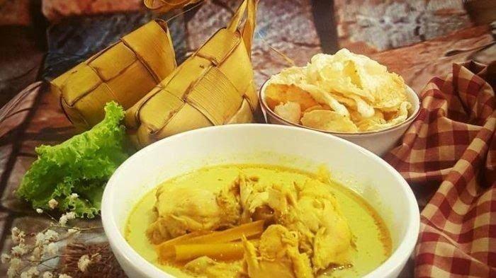 Ilustrasi ketupat saat lebaran