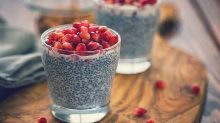 Ilustrasi pudding biji chia, berikut manfaatnya untuk kesehatan
