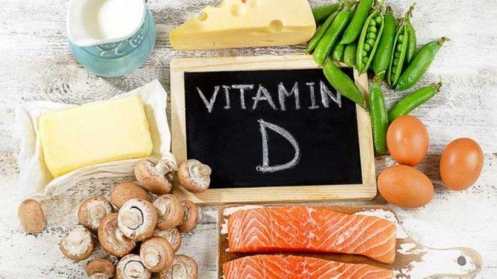 Ilustrasi makanan yang mengandung vitamin D, berikut ini tanda tubuh kurang vitamin D