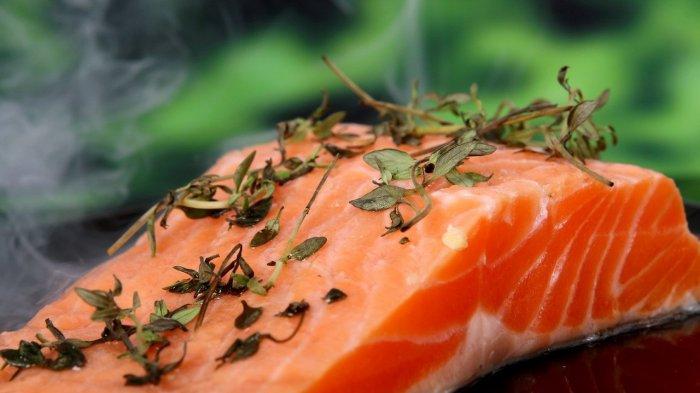 Ilustrasi olahan ikan salmon yang kaya akan omega 3