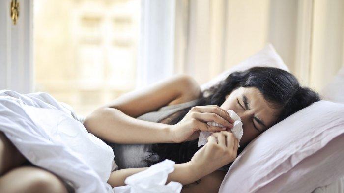 Ilustrasi pilek akibat rhinitis alergi
