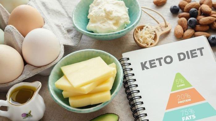 ilustrasi pola makan diet keto