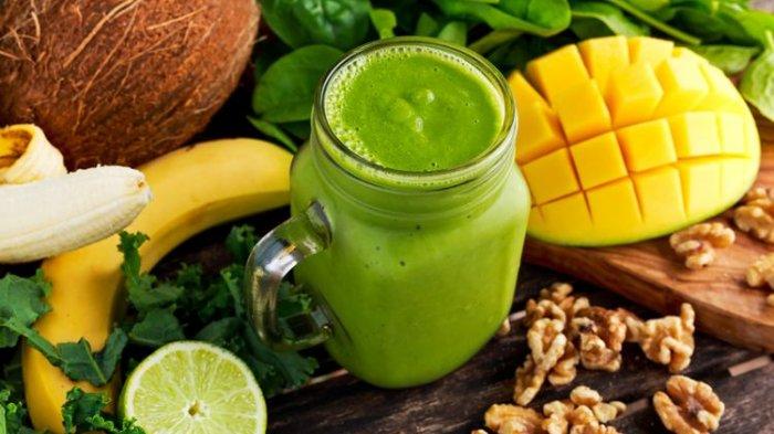 Ilustrasi smoothie buah-buahan