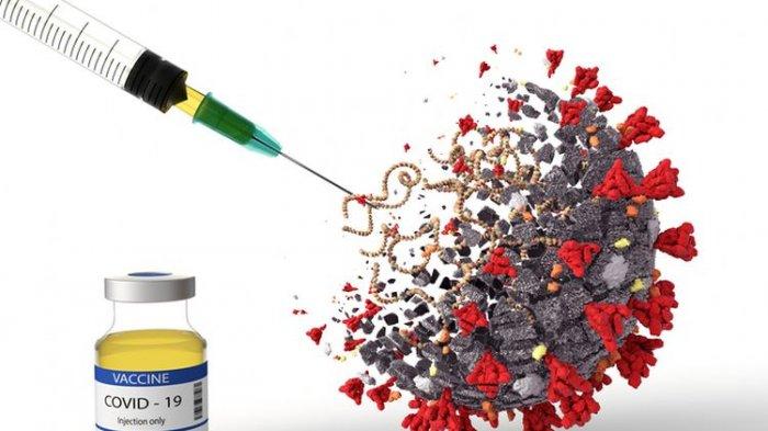 Ilustrasi vaksinasi AstraZeneca batch CTMAV547