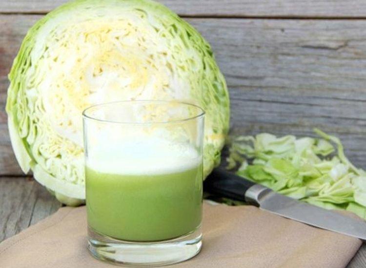 ilustrasi jus kubis yang bagus untuk menurunkan berat badan