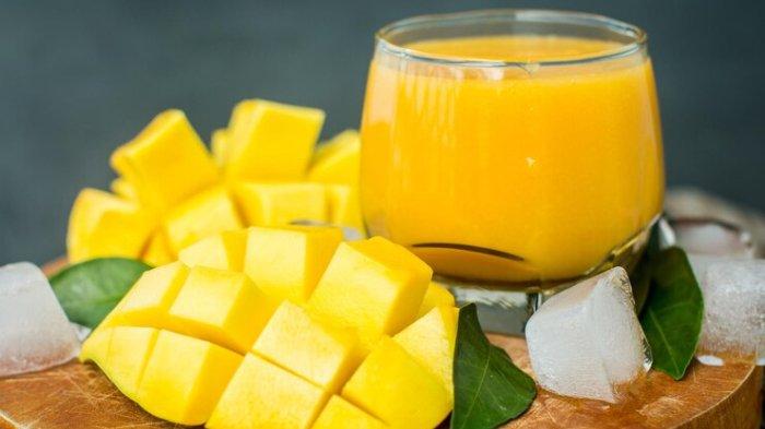 Ilustrasi jus mangga, berikut ini keuntungan minum jus mangga untuk kesehatan