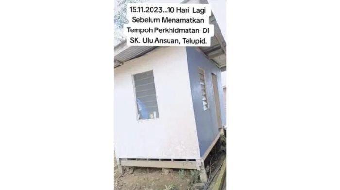 Kepala sekolah tinggal di gudang sekolah