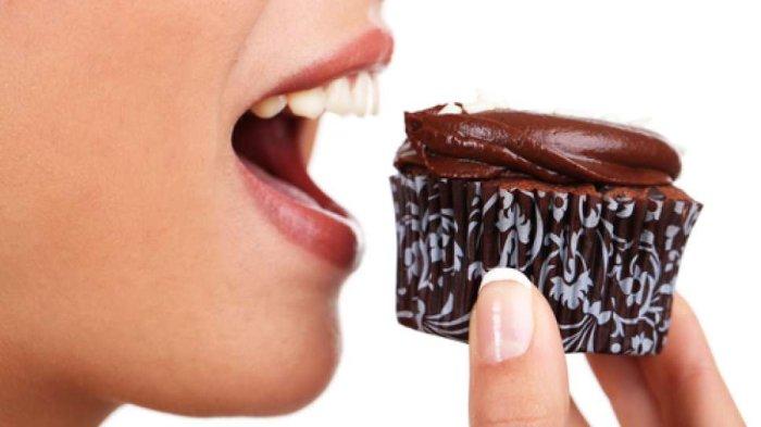 ilustrasi makanan yang memiliki tekstur lengket