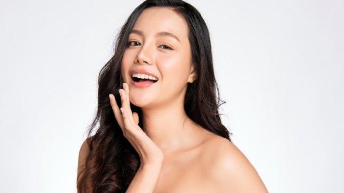 ilustrasi kulit sehat dan glowing