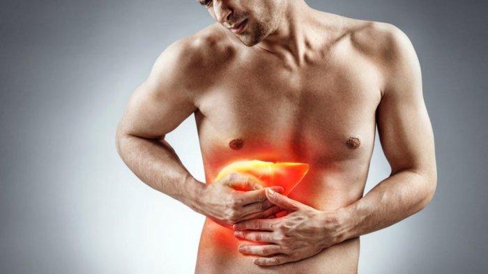 ilustrasi seseorang yang mengalami penyakit liver