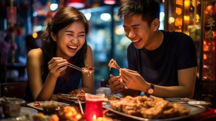ilustrasi makan makan malam, berikut manfaat makan malam lebih awal