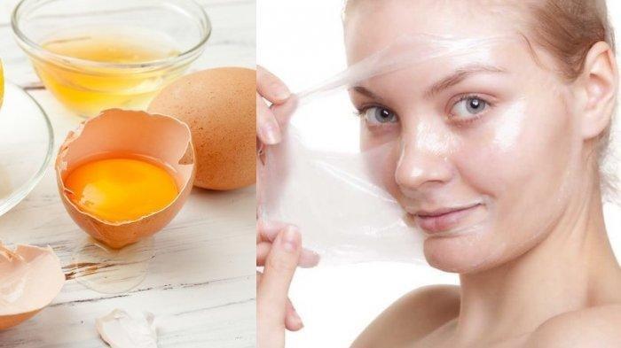 ilustrasi manfaat masker telur untuk mencegah penuaan