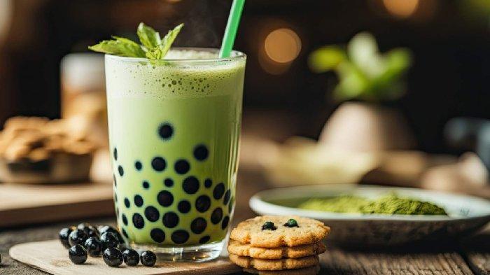 Ilustrasi matcha boba, berikut ini sederet manfaat dan efek sampingnya