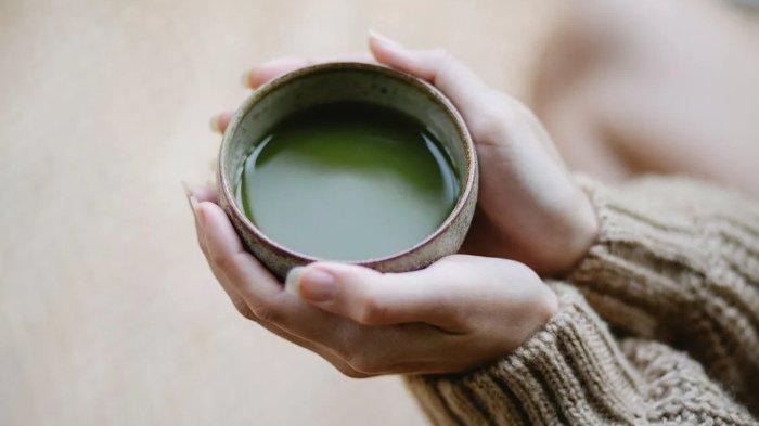 Ilustrasi matcha, salah satu teh untuk meningkatkan kualitas tidur dan mencegah insomnia