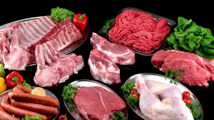ilustrasi penyimpanan daging mentah
