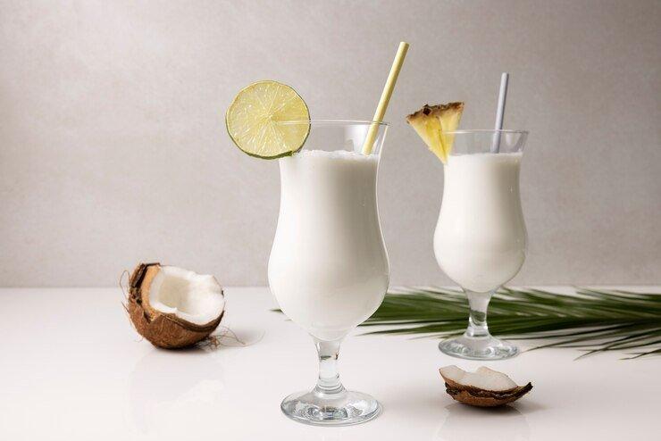 ilustrasi minuman bersantan