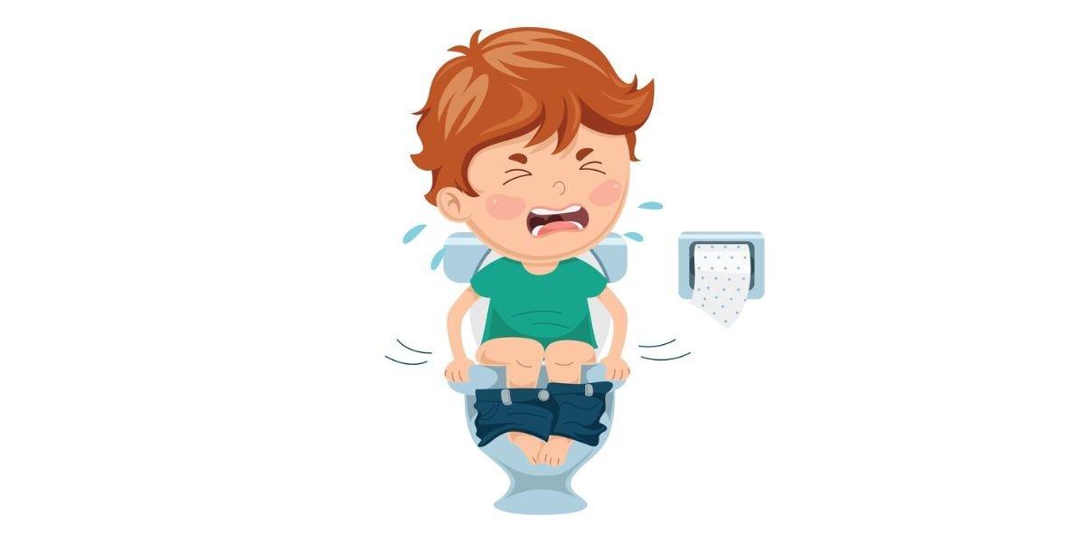ilustrasi anak yang mengalami muntaber
