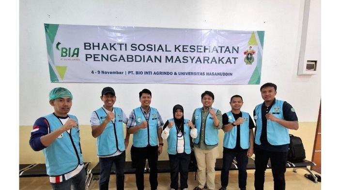 FK dan FKG Unhas berkolaborasi dengan PT Bio Inti Agrindo (PT BIA) menyelenggarakan kegiatan baksos pengabdian masyarakat di PT BIA, Distrik Ulilin, Merauke, Papua Selatan.