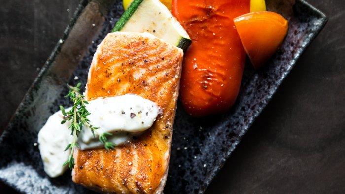 Ilustrasi ikan salmon, berikut manfaat ikan salmon untuk kesehatan