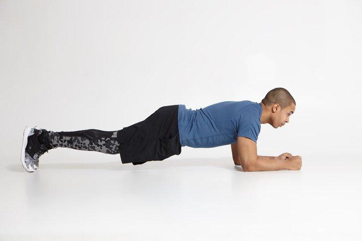 ilustrasi olahraga plank