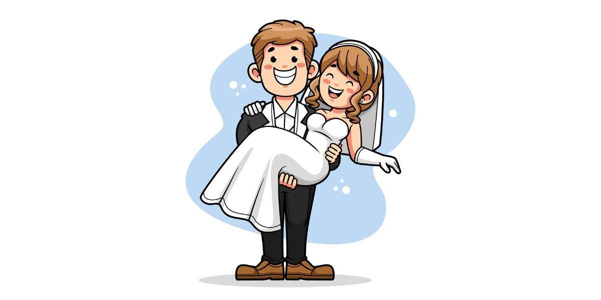 ilustrasi pernikahan di usia matang