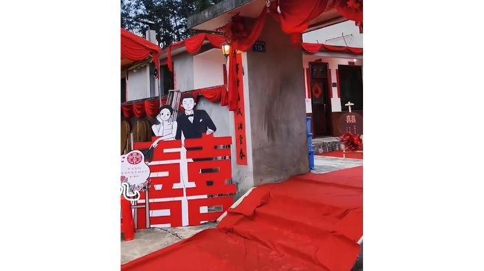 Pesta pernikahan sepi tidak ada yang datang