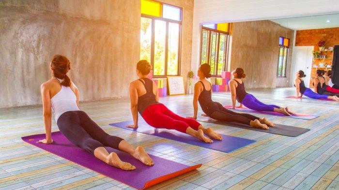 ilustrasi pilates, salah satu jenis olahraga untuk penderita tekanan darah rendah