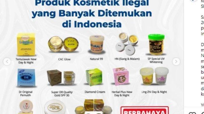 Daftar 13 produk kosmetik ilegal menurut BPOM, mengandung zat berbahaya seperti merkuri