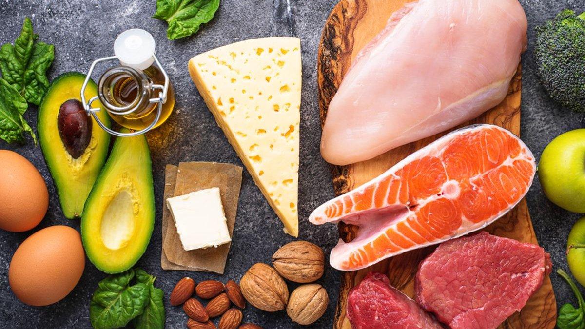 ilustrasi makanan tinggi protein dan rendah karbohidrat