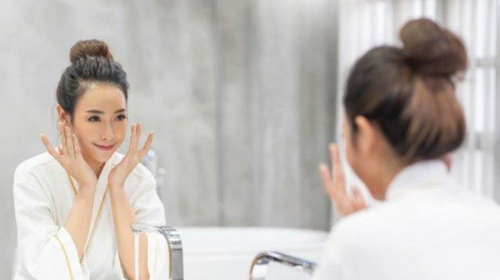 ilustrasi penggunaan skincare pada ibu hamil