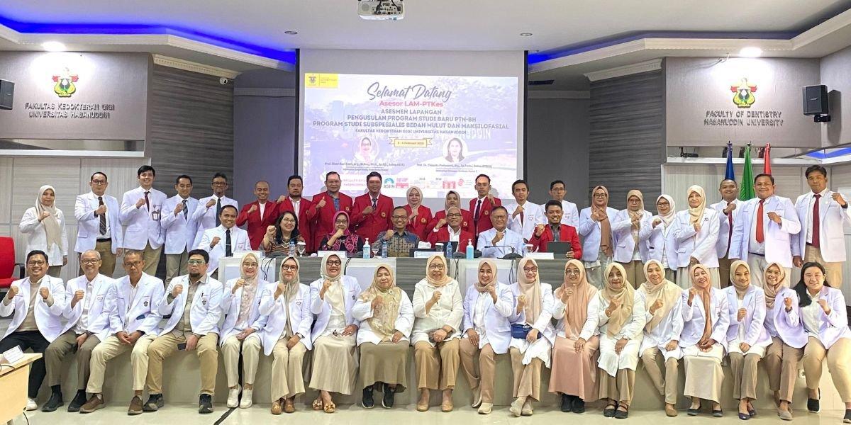 Asesor LAM-PTKes Visitasi Pengusulan Prodi Baru Subspesialis Bedah Mulut dan Maksilofasial FKG Unhas
