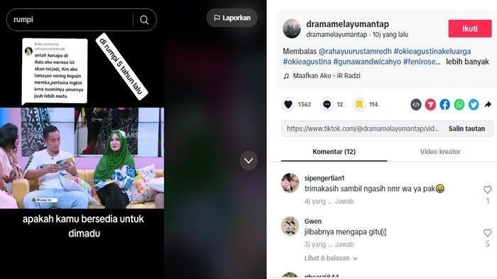 Video lawas Okie Agustina saat berbicara soal dimadu suami