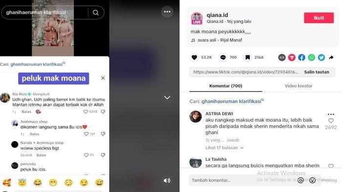 Ria Ricis memberikan dukungan kepada Sherin, wanita yang viral ceritakan kisah rumah tangganya ke Ustaz Hanan Attaki