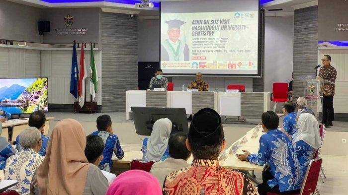 Proses pembukaan Akreditasi Internasional ASIIN berlangsung pukul 08.00 Wita dan bertempat di Ruang Molar
