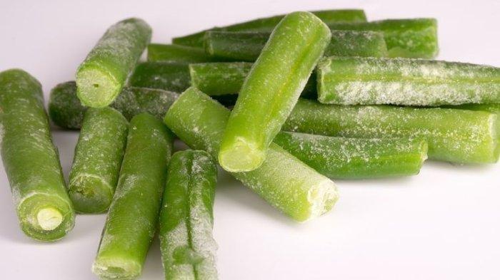 bahan-bahan sayuran segar untuk dibekukan