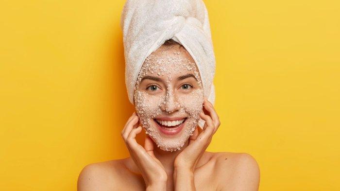 Ilustrasi masker oatmeal, salah satu bahan alami untuk mengatasi pigmentasi