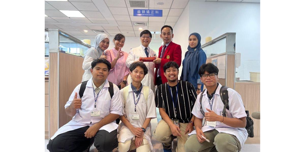 FKG Unhas mengurus tiga mahasiswa dari Program Kelas Internasional untuk mengikuti 2025 Enrichment Program ke China Medical University, Taiwan.
