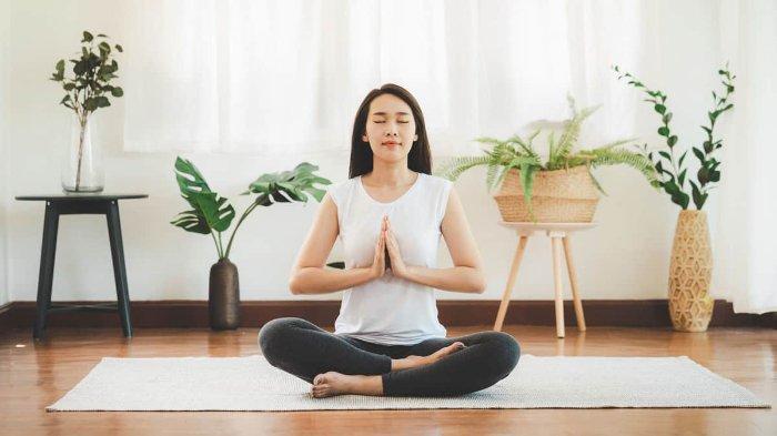 Ilustrasi meditasi, salah satu aktivitas fisik untuk mengatasi insomnia
