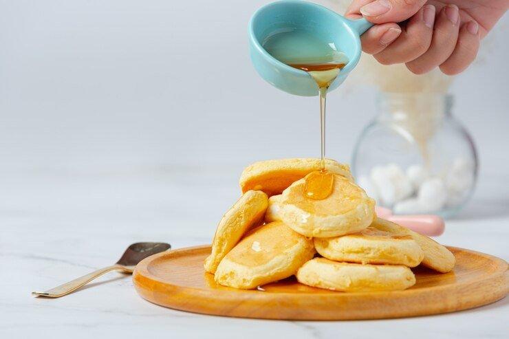 ilustrasi sirup maple