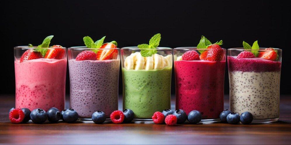 ilustras smoothies, salah satu minuman sehat untuk mendukung tumbuh kembang anak