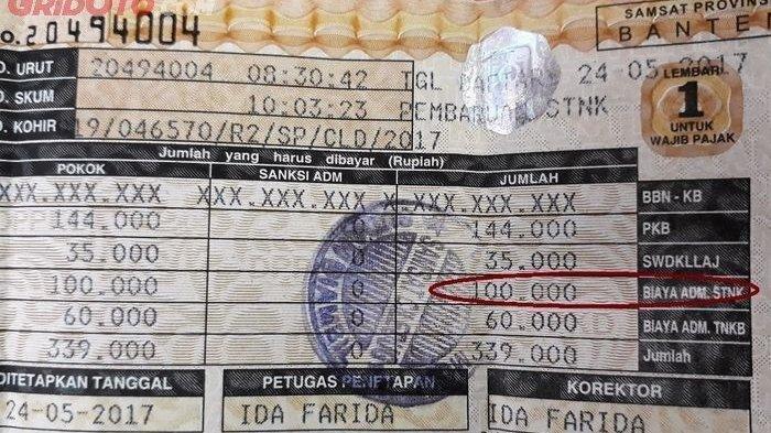 Ilustrasi STNK, razia kepatuhan pajak kendaraan bermotor segera dimulai, pastikan sudah membayar pajak