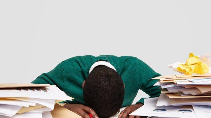 ilustrasi seseorang yang mengalami stress