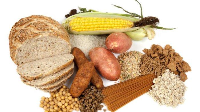 ilustrasi makanan sebagai sumber karbohidrat